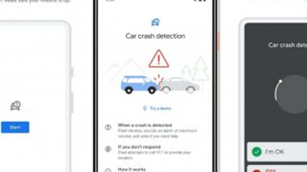 Google, kazaları algılayarak acil servisleri arayacak