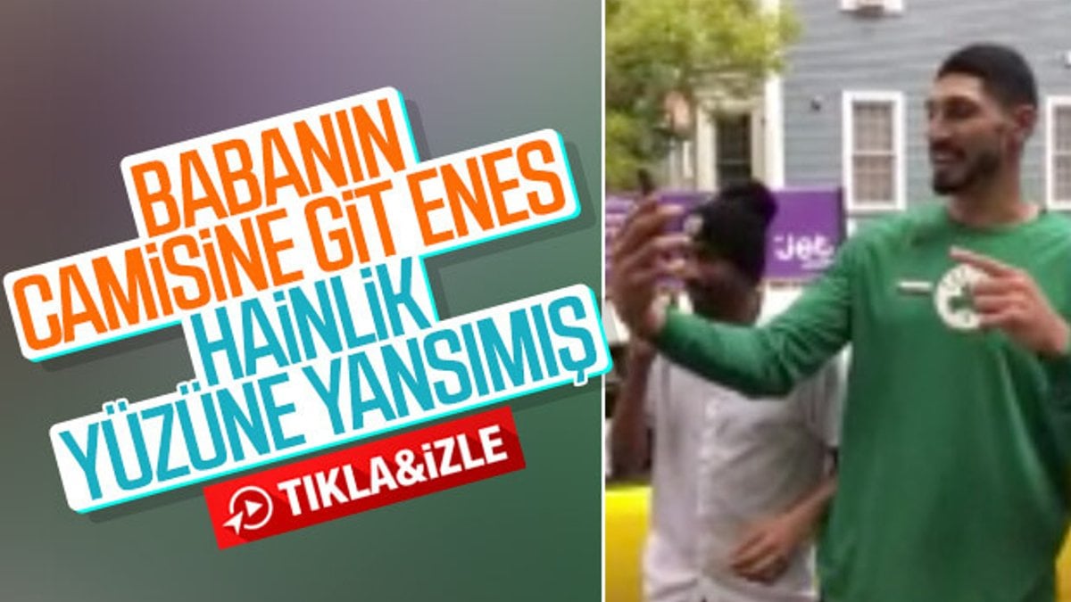 Türkler, FETÖ'cü Enes Kanter'e tepki gösterdi