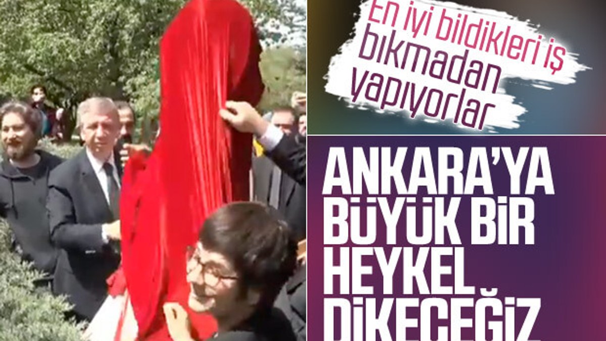 Mansur Yavaş'tan Ankara'ya bir heykel daha