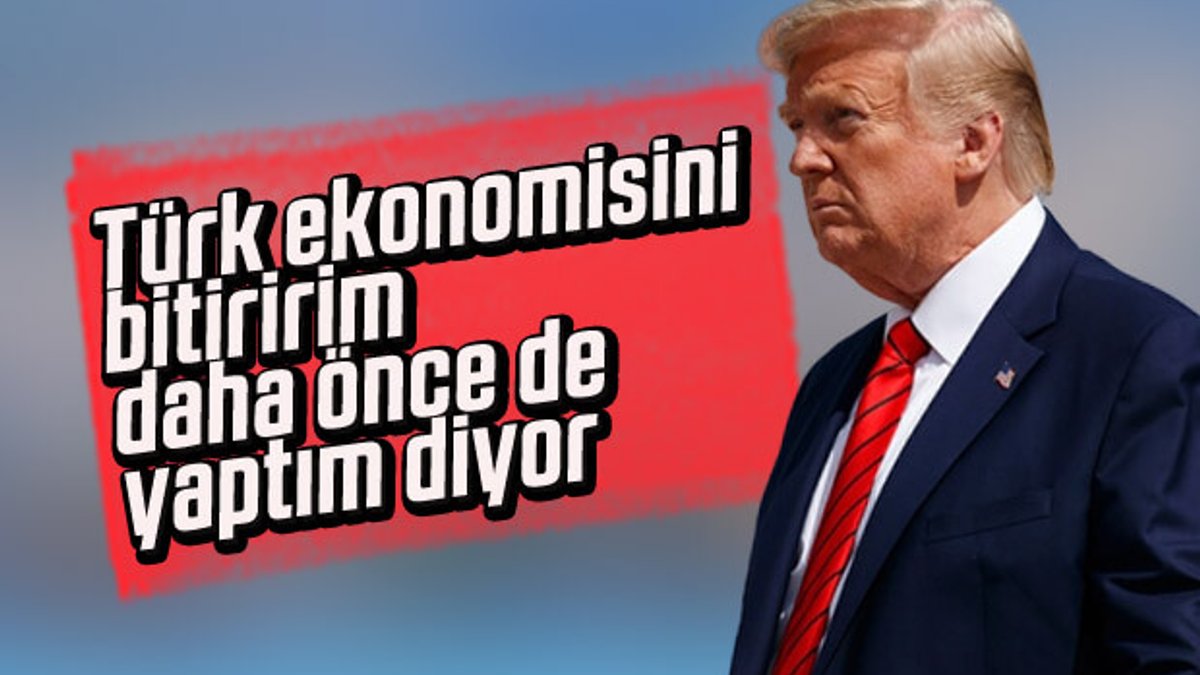Trump'tan Türkiye'ye yaptırım tehdidi