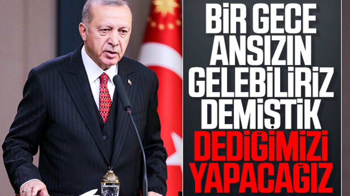 YPG'ye operasyon Cumhurbaşkanı Erdoğan'a soruldu