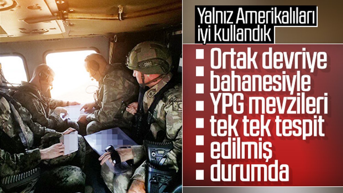 TSK, Fırat'ın doğusunda YPG noktalarını işaretledi