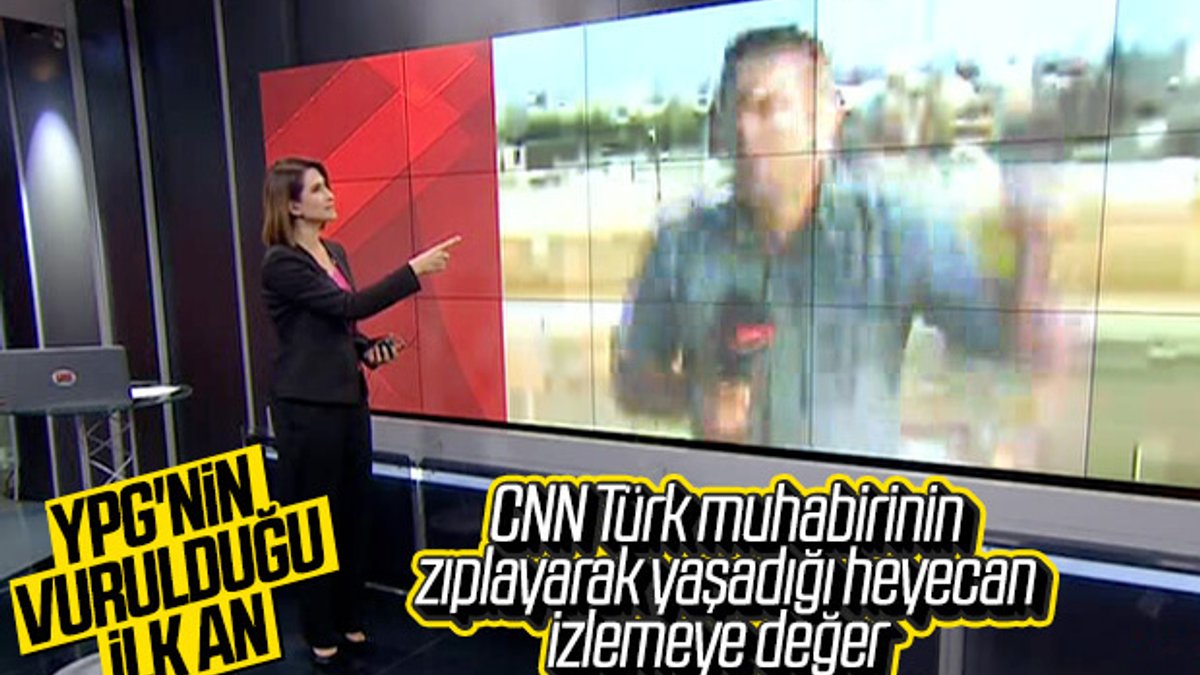 CNN TÜRK muhabirinin bombalama anındaki heyecanı