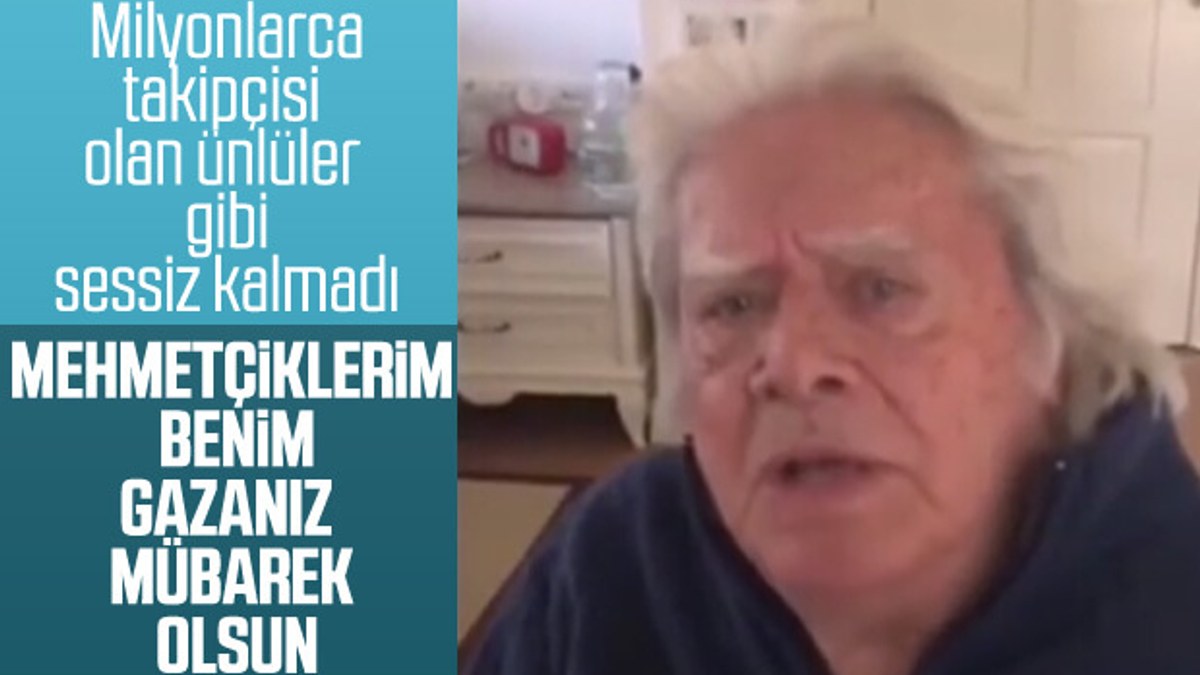Cüneyt Arkın'dan Barış Pınarı Harekatı'na destek videosu