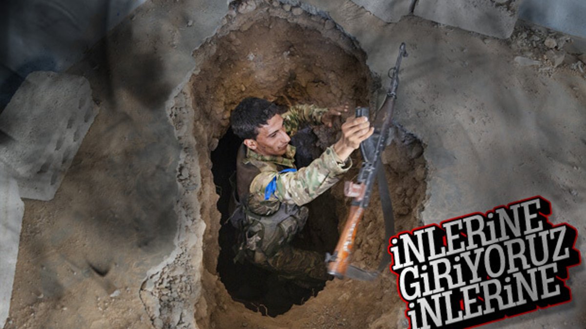 Suriye Milli Ordusu tünellere girdi