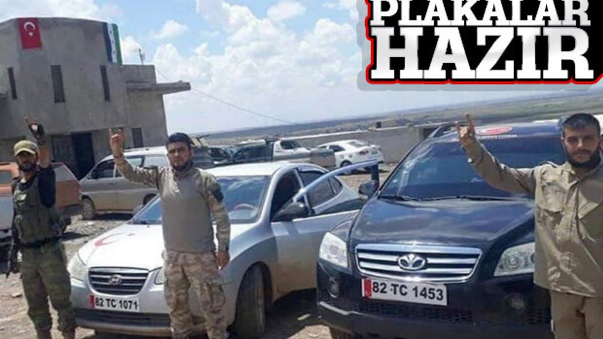 Suriye Milli Ordusu'nun araçları da Barış Pınarı Harekatı için hazır