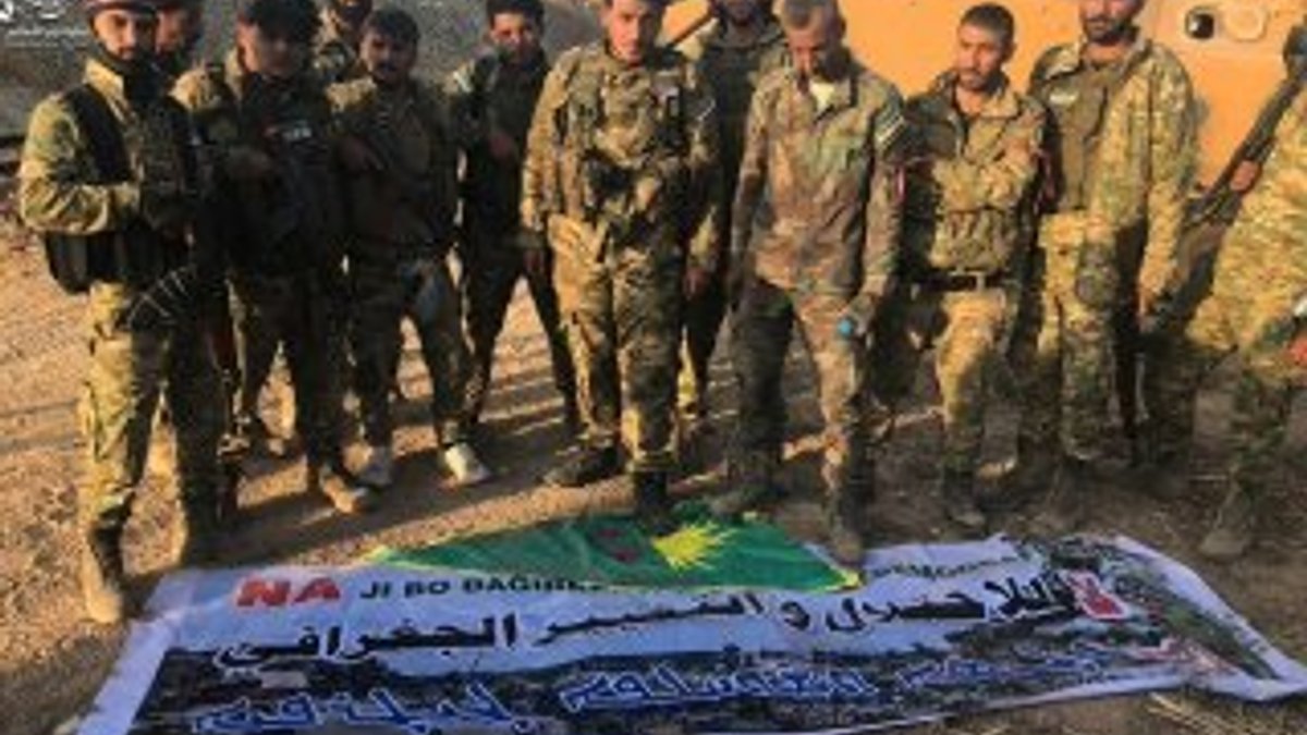 YPG paçavraları ayaklar altında