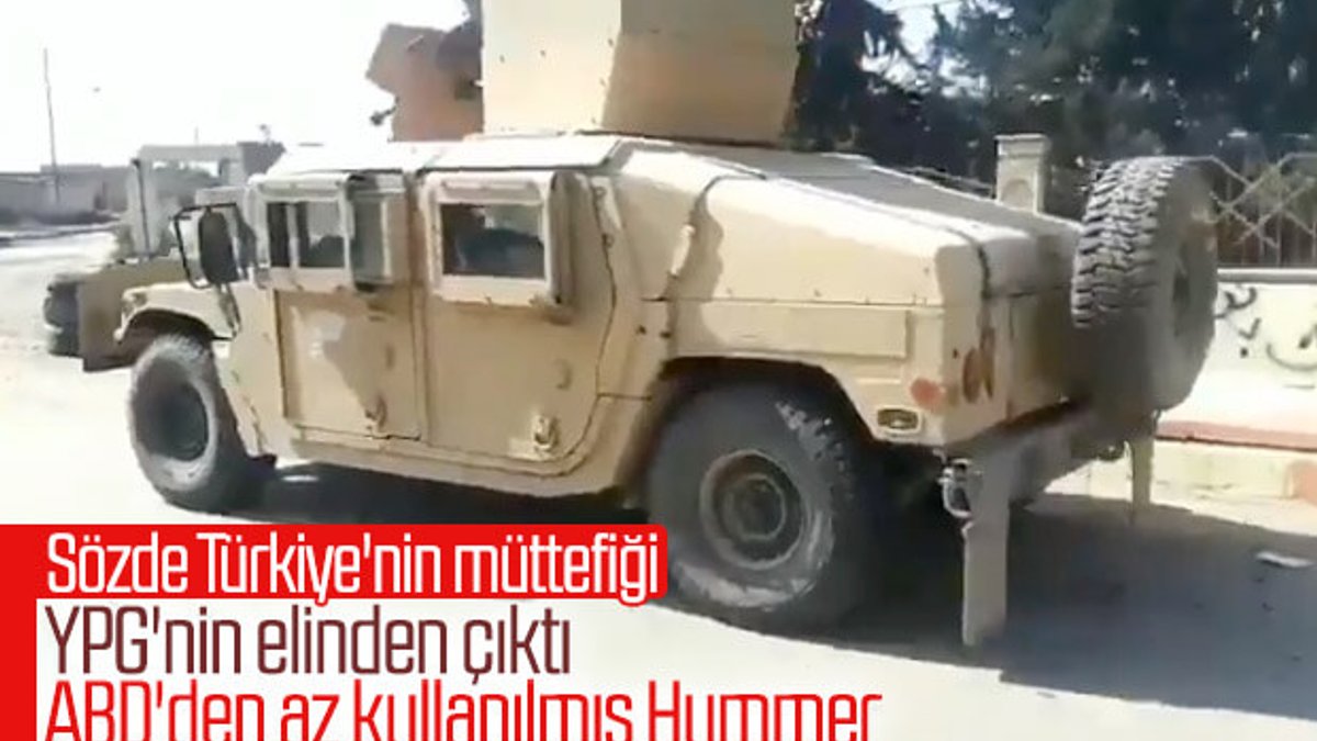 ABD'nin YPG'ye verdiği Hummer'lar