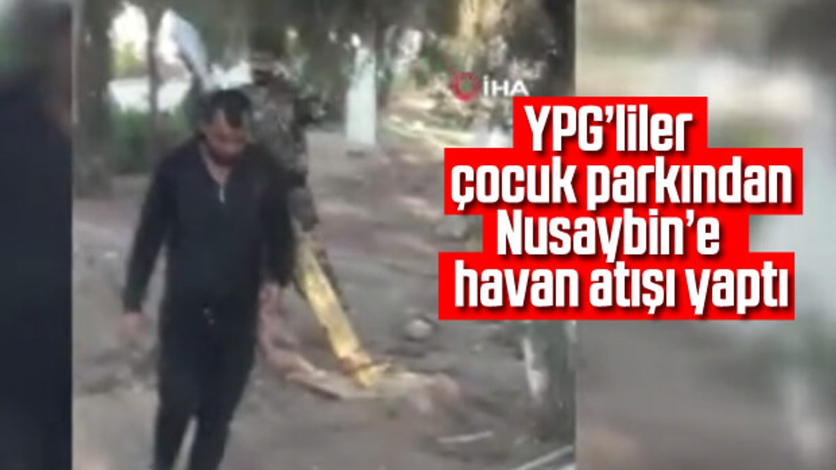 YPG/PKK'lı teröristler Nusaybin'e parktan havan topu attı