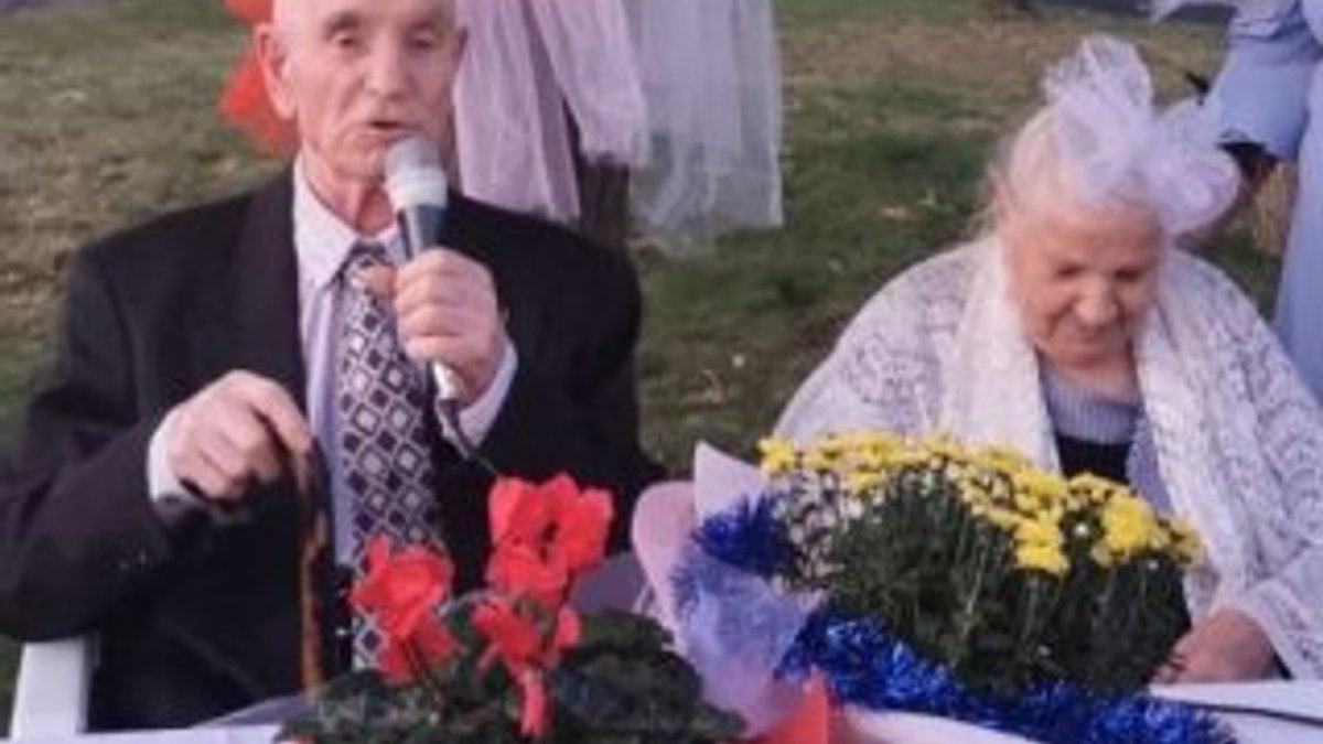 60 yıl sonra yeniden nikah masasına oturdular