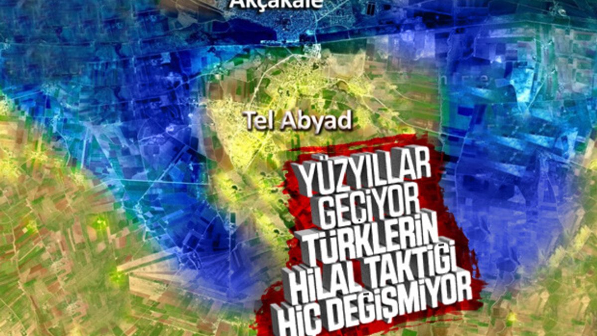 Türk ordusu Hilal Taktiği'ni kullanıyor