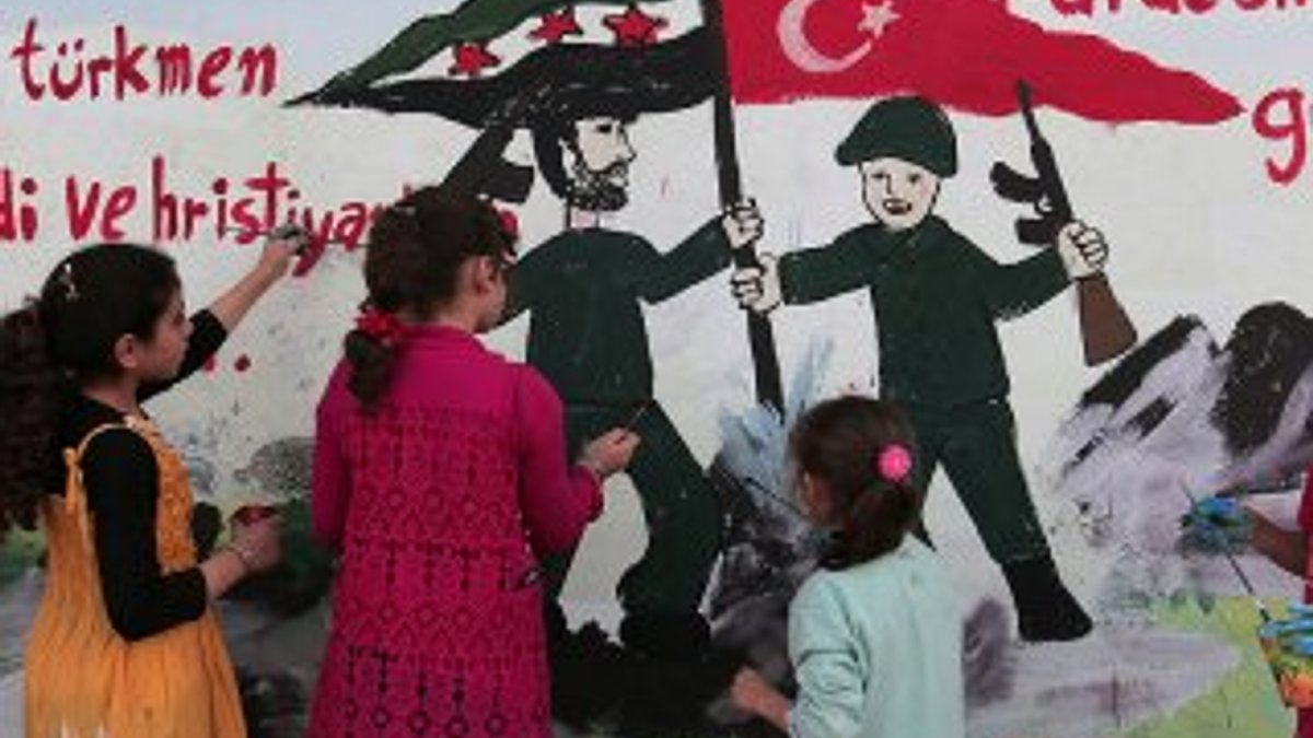 İdlibli grafiti sanatçısı, Barış Pınarı için çizdi