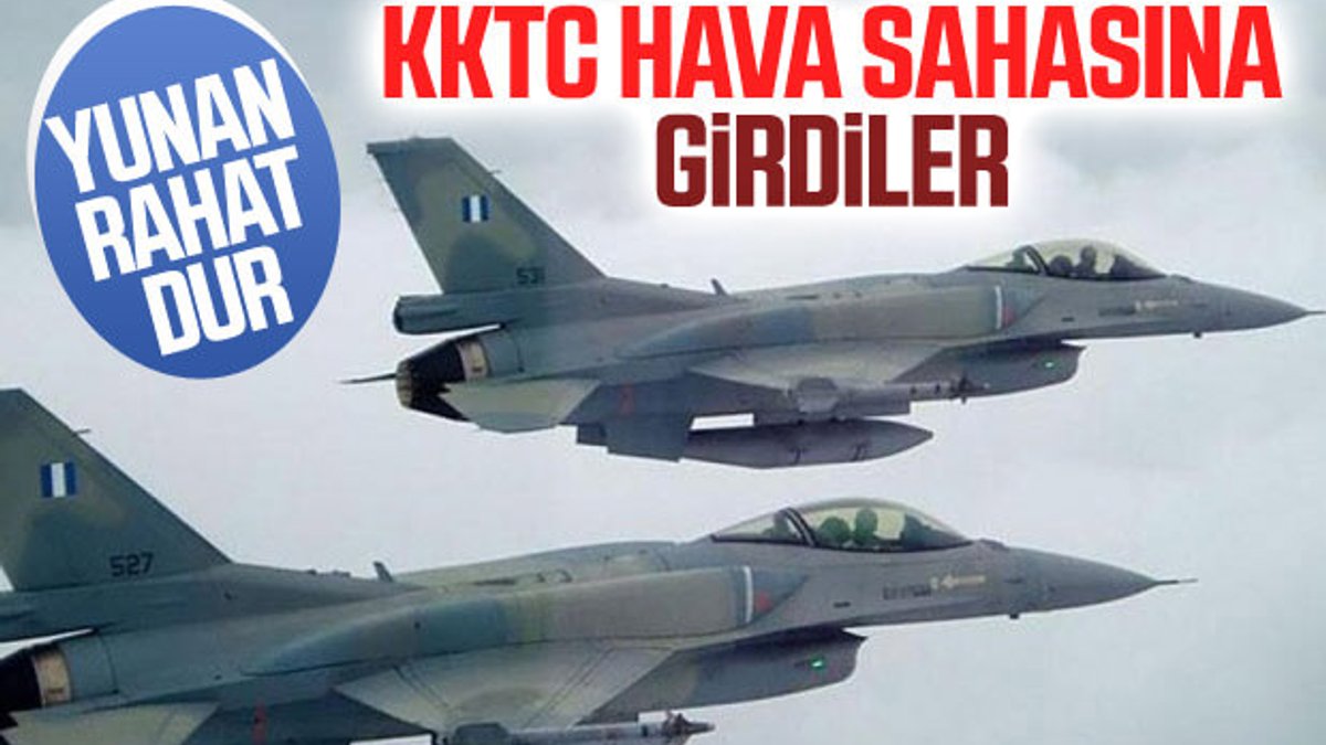 Yunanistan savaş uçakları, KKTC hava sahasını ihlal etti