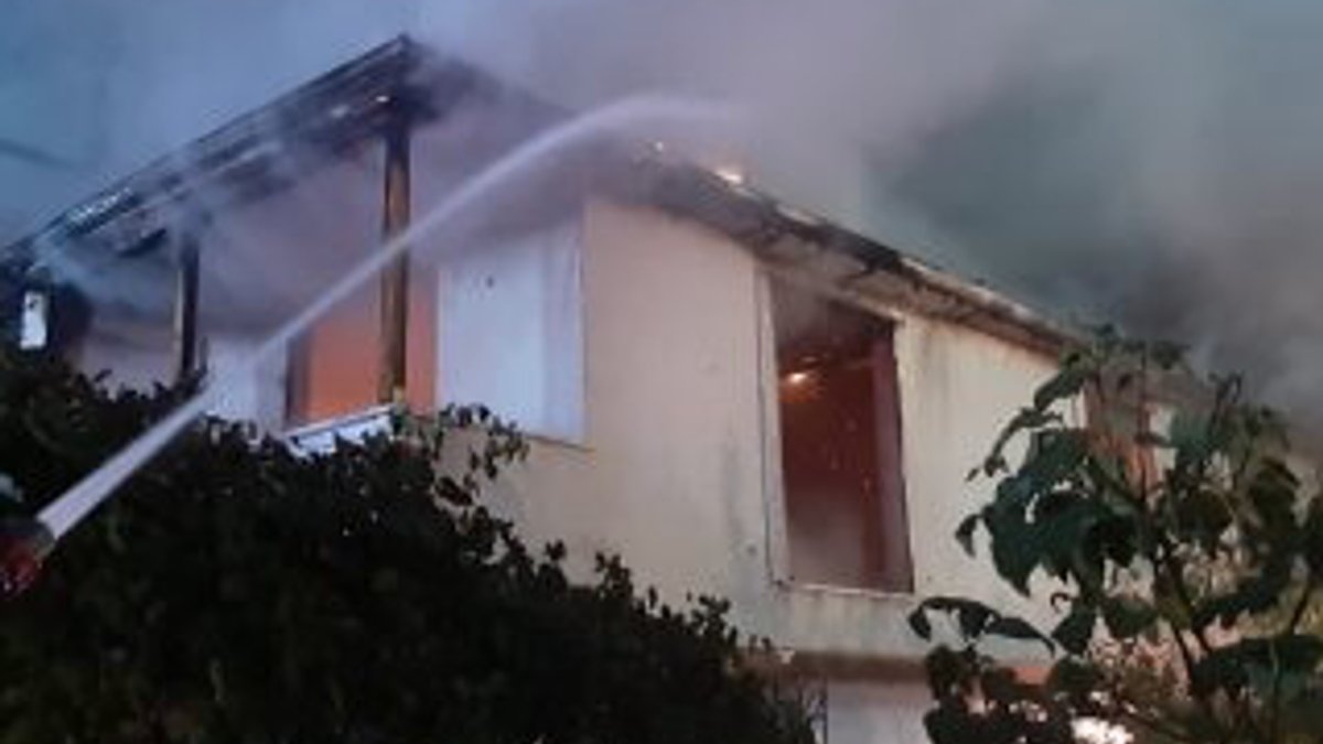 Gebze'de kayınpeder, gelininin evini ateşe verdi