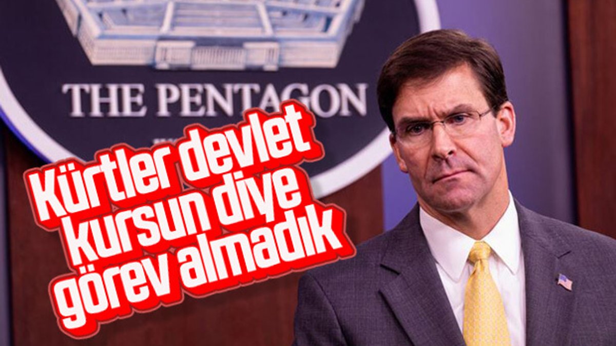 ABD Savunma Bakanı: Kürtler devlet kursun diye görevlendirilmedik