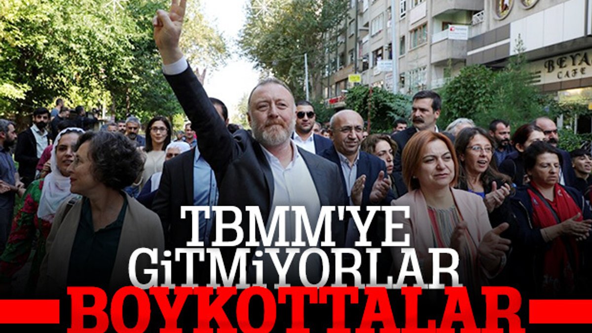 HDP Meclis'te değil protestoda