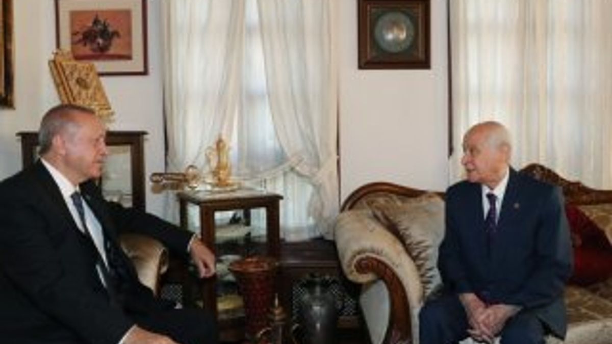Cumhurbaşkanı Erdoğan, Bahçeli'yi ziyaret etti