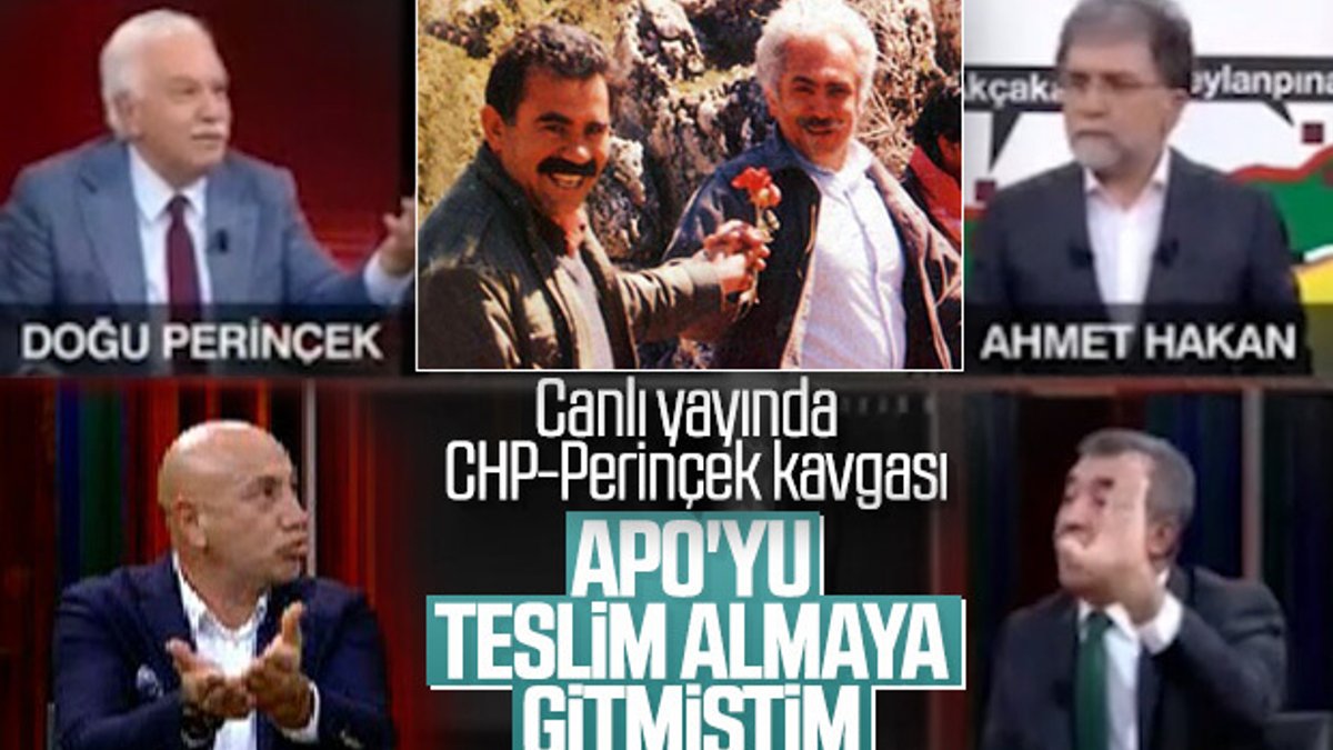 Perinçek, canlı yayında CHP'lilerle kavga etti