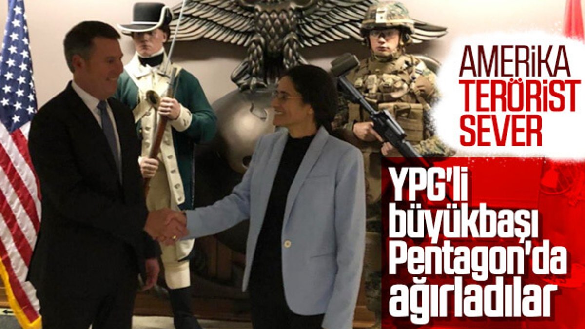 YPG'li İlham Amed, Pentagon'da