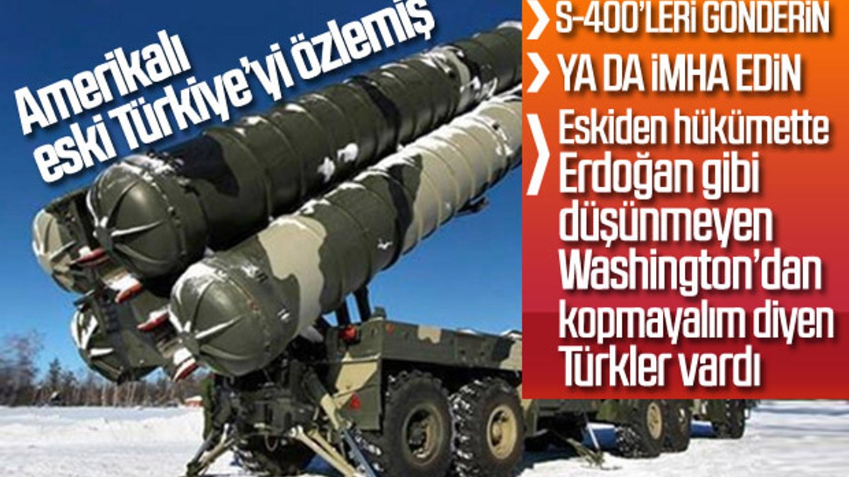 ABD'den Türkiye'ye: S-400'leri gönderin ya da imha edin