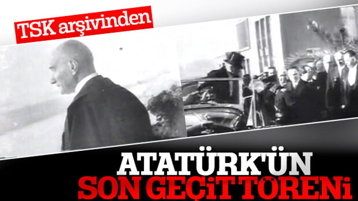 Atatürk'ün 29 Ekim kutlamalarındaki görüntüleri