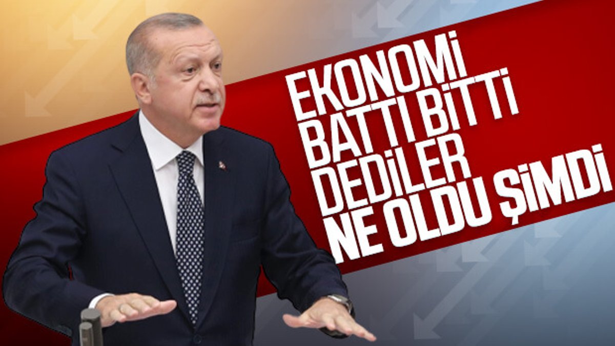Cumhurbaşkanı Erdoğan, ekonomi eleştirilerine cevap verdi