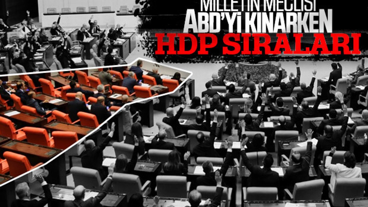 TBMM'de HDP hariç tüm partilerden ABD'ye kınama