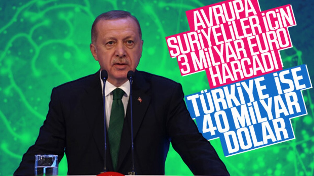 Erdoğan: Suriyeliler için destek görmedik