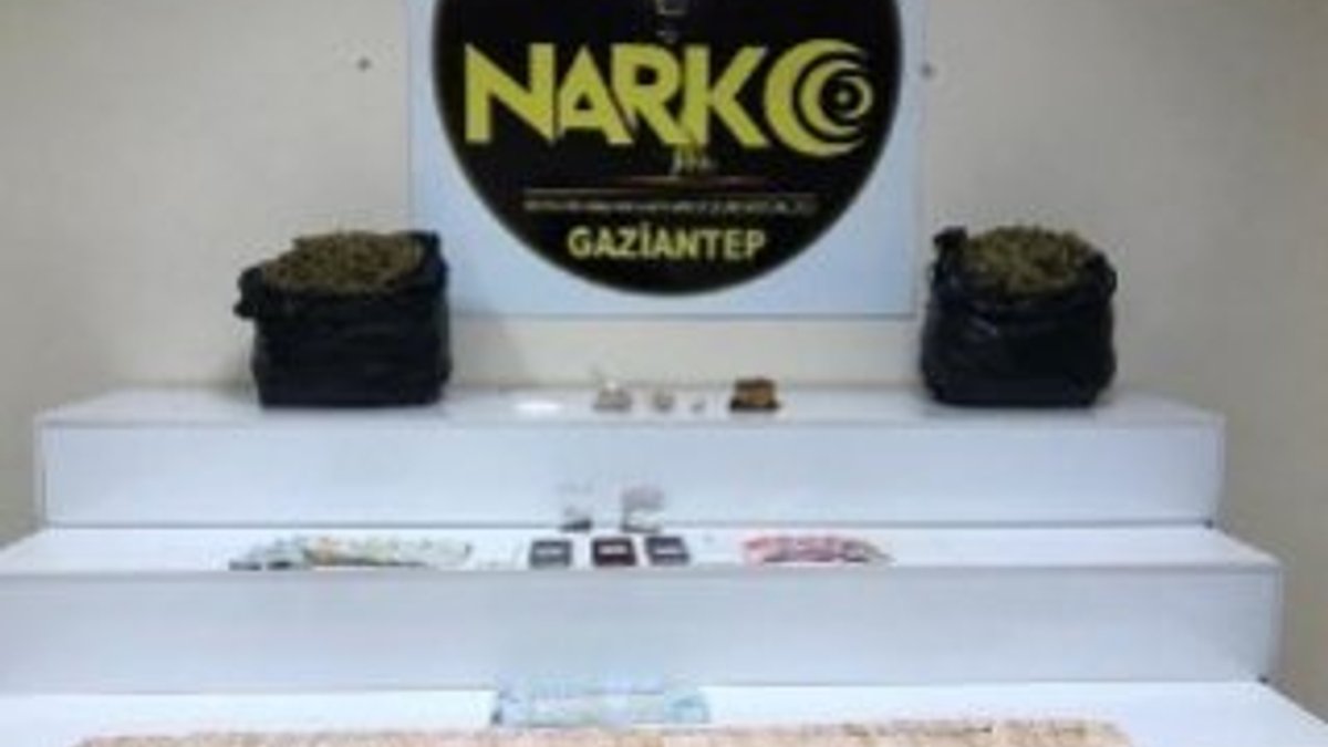 Gaziantep'te 17 uyuşturucu gözaltısı