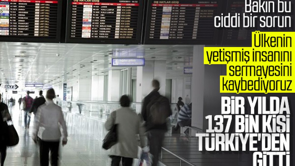 137 bin Türk, yurt dışına yerleşti
