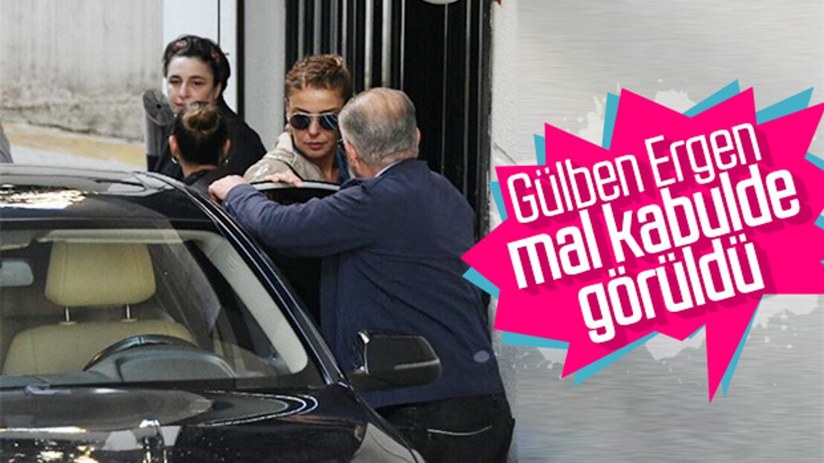 Gülben Ergen magazin muhabirlerinden kaçamadı