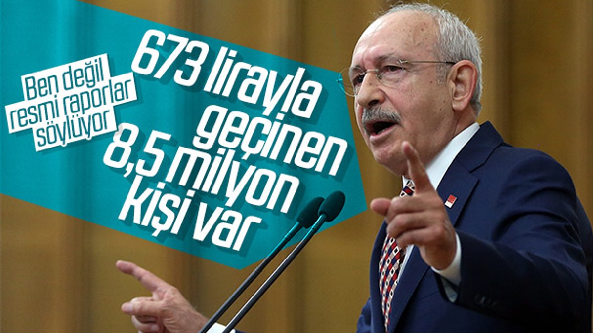Kemal Kılıçdaroğlu düşük gelirliler hakkında konuştu