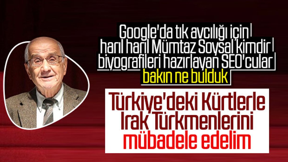 Mümtaz Soysal'ın Kürt-Türkmen mübadelesi teklifi