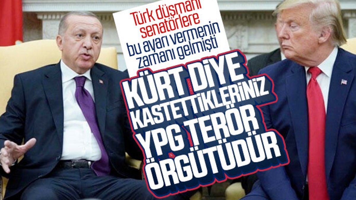 Cumhurbaşkanı Erdoğan'dan senatörlere YPG düzeltmesi