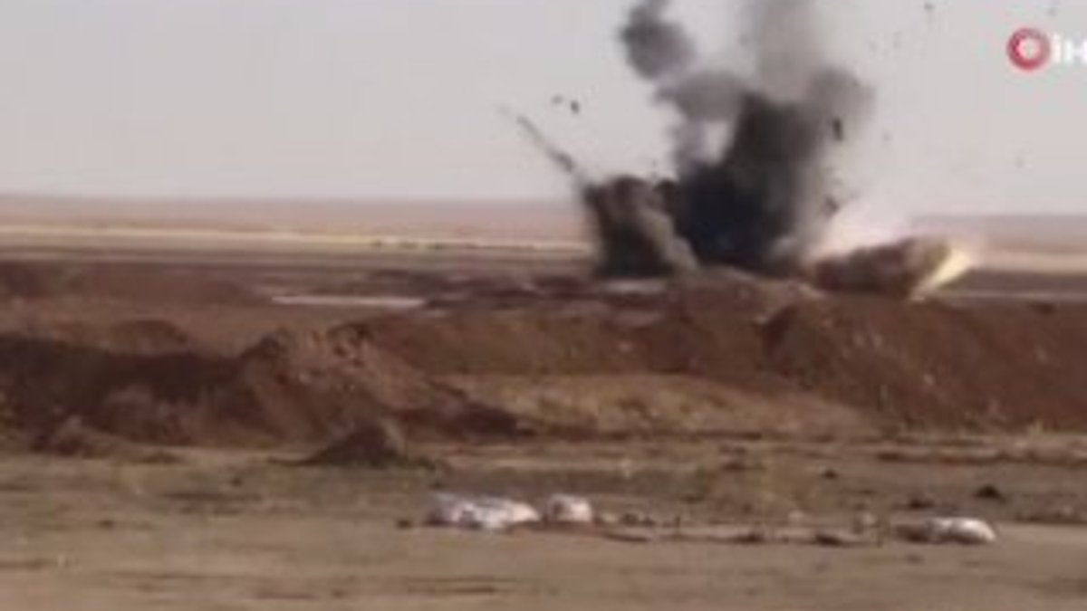 Tel Abyad'da bomba tuzaklı araç imha edildi