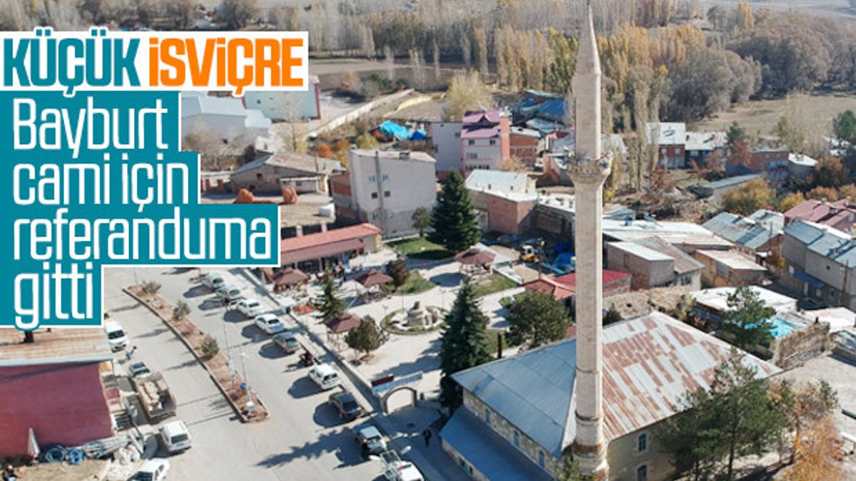 Bayburt'ta caminin geleceğini sandık belirledi