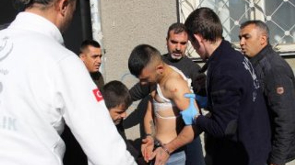 Kayseri'de polise direnen şüpheli arbede sırasında vuruldu