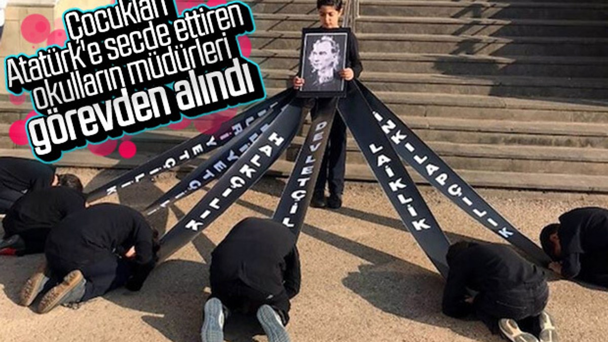 MEB'den öğrencileri Atatürk'e secde ettiren görevliler hakkında karar