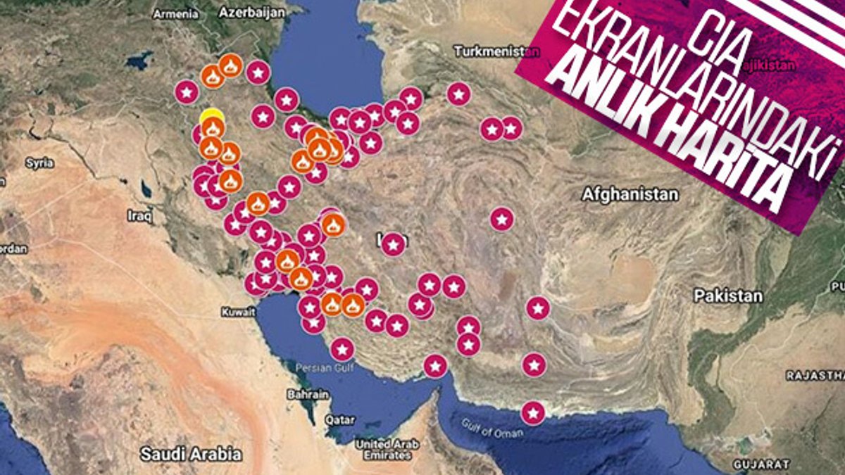 İran'da eylemlerin devam ettiği bölgeler