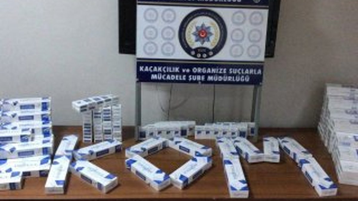 Bitlis'te bin 80 paket kaçak sigara ele geçirildi
