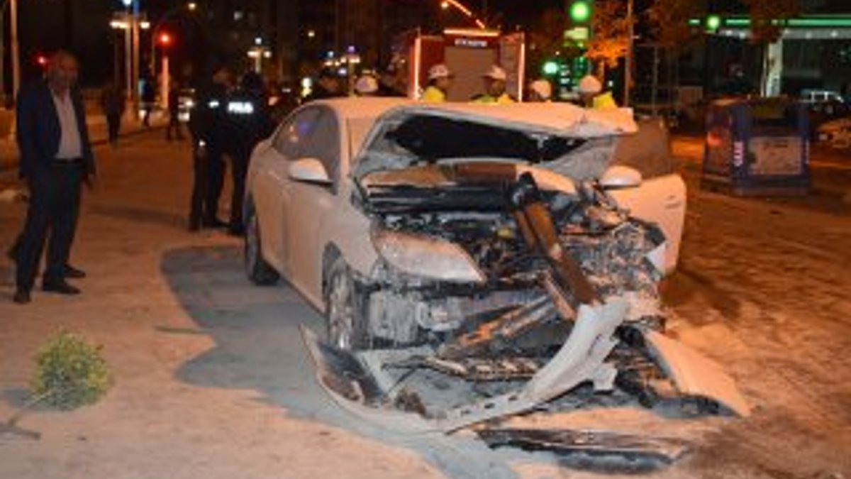 Malatya'daki trafik kazasında arkadan çarpan sürücü kaçtı