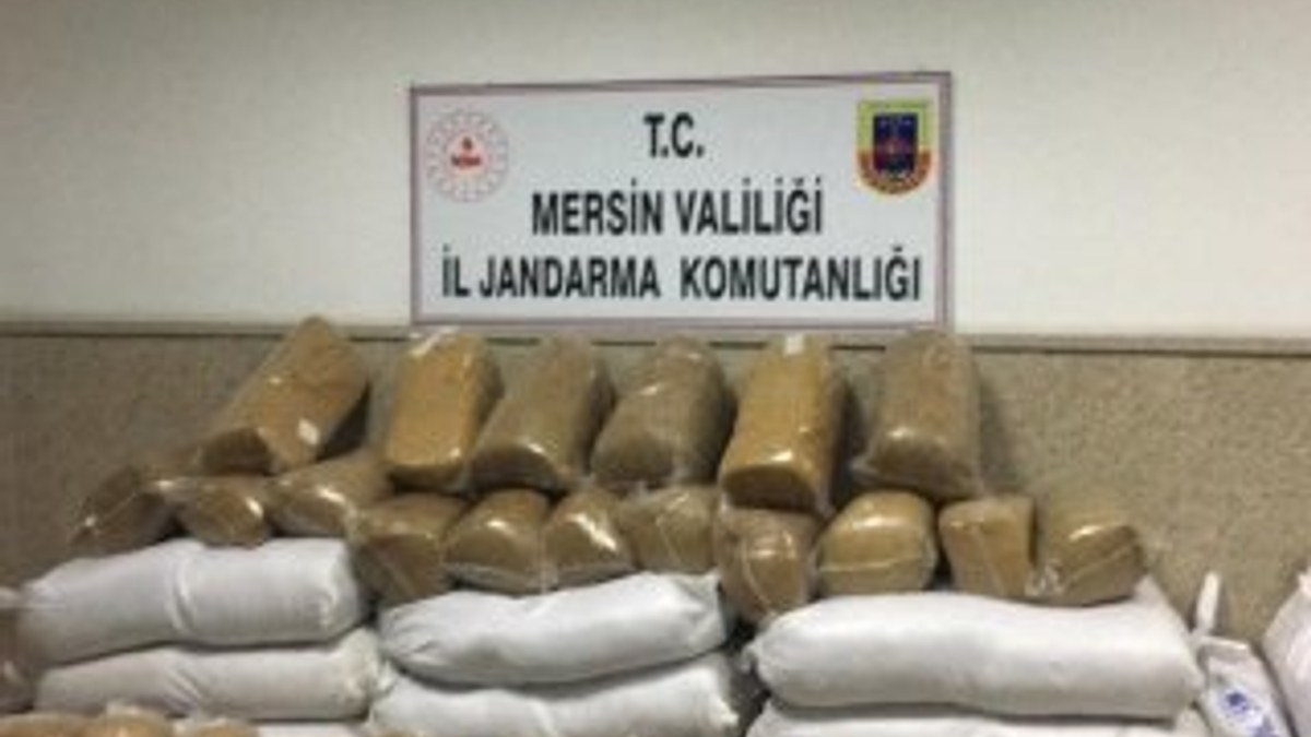 Mersin'de 665 kilo kaçak tütün ele geçirildi