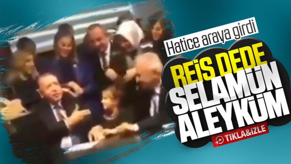 İzmir'de Erdoğan'ı güldüren küçük kız