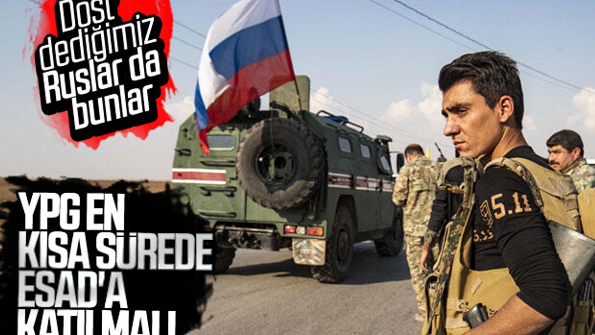 Rusya'dan YPG'ye çağrı: Esad'a katılın