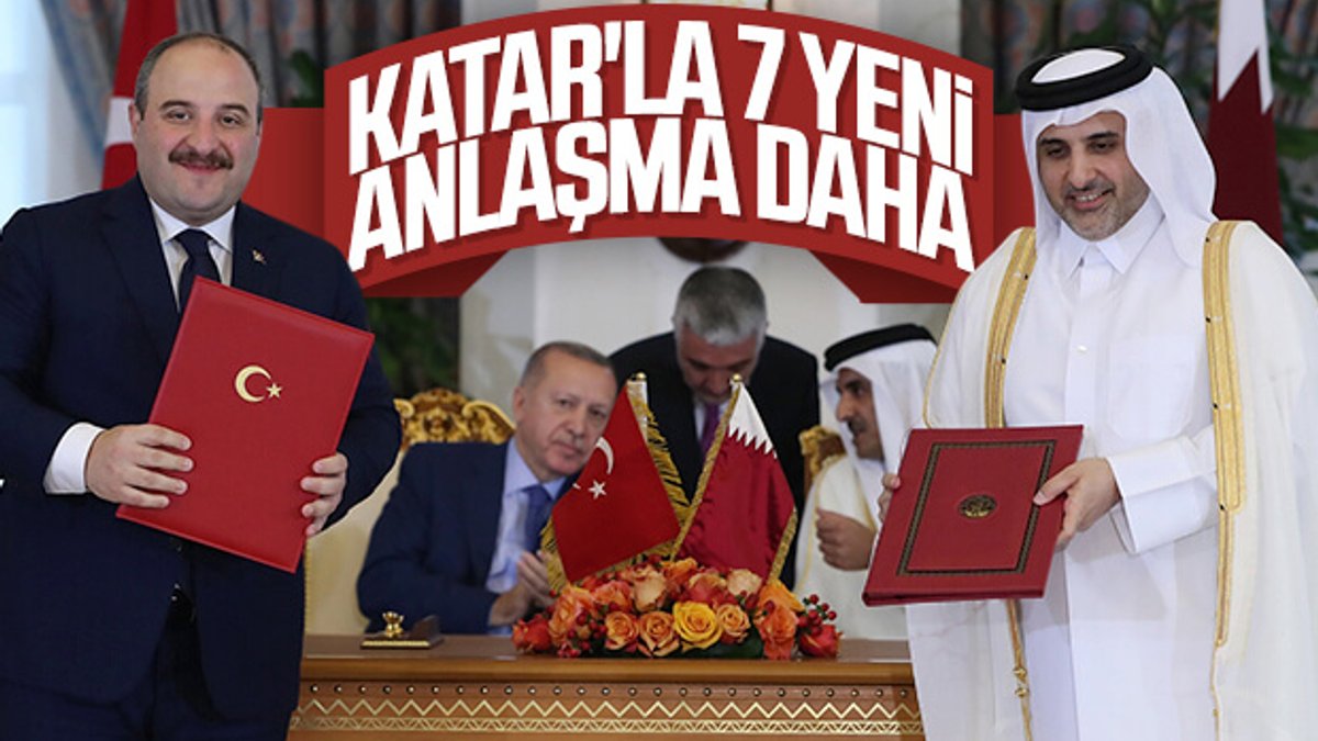 Türkiye ile Katar arasında 7 anlaşma imzalandı