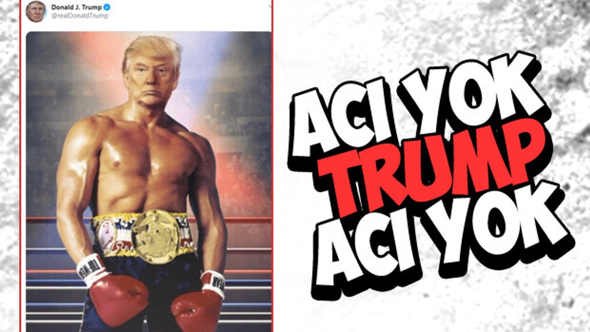 Trump'tan montajlı Rocky paylaşımı