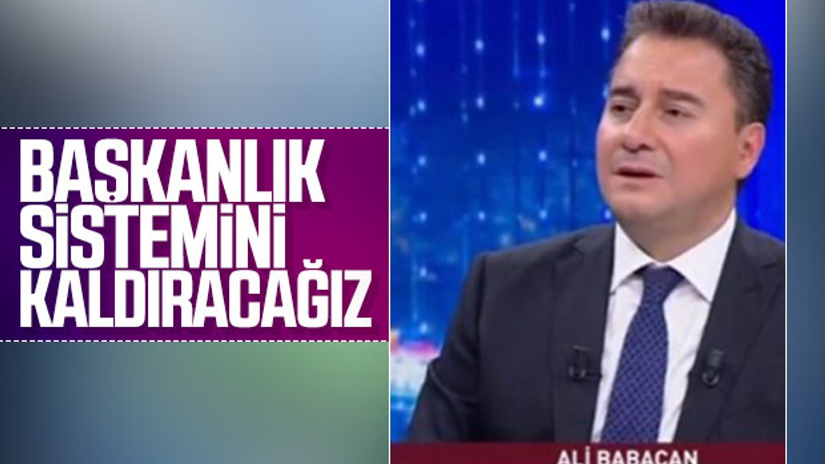 Ali Babacan: Meclis gücünü kaybetmiş durumda