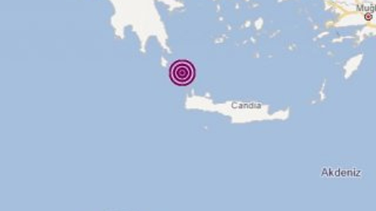 Yunanistan'da 5.9 büyüklüğünde deprem