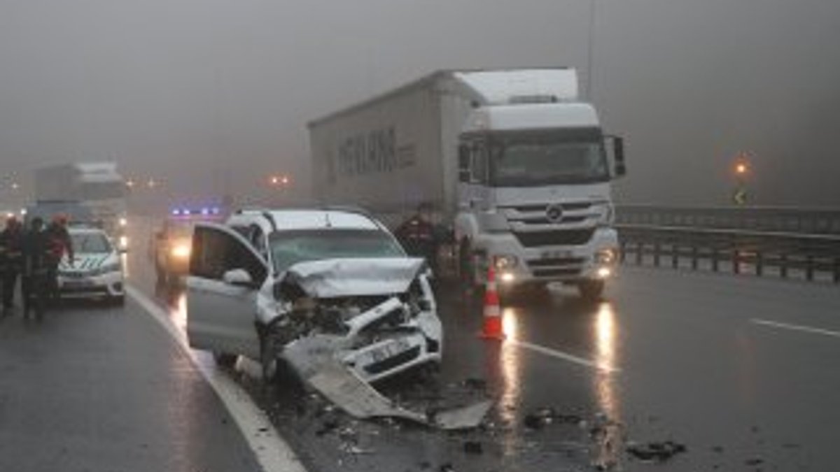 Bolu'da yaşanan trafik kazasında 6 kişi yaralandı