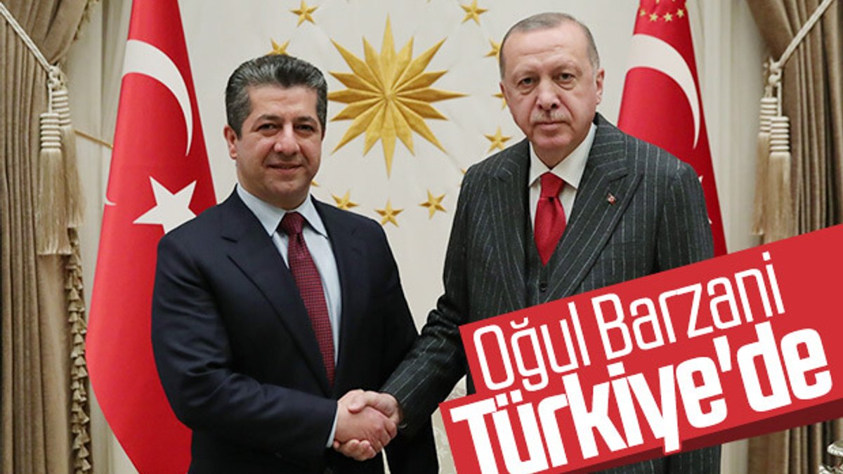 Erdoğan, Barzani ile bir araya geldi